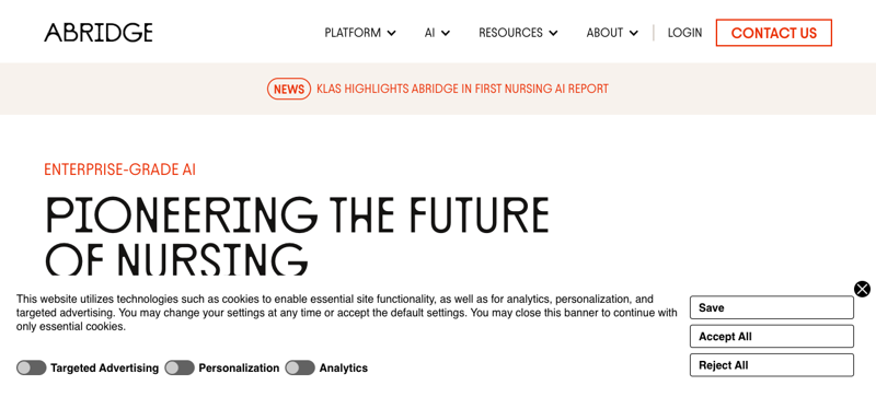Abridge’s Ambient AI for Nursing platform