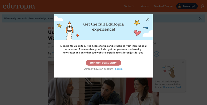 Edutopia article on how AI is helping educators reduce IEP-writing workload
