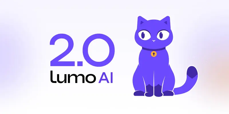 La página de anuncio de Proton Lumo 2.0, que muestra las nuevas funciones del asistente de IA privado