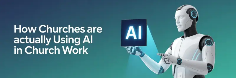 How churches are actually using AI — task mix from the 2026 survey