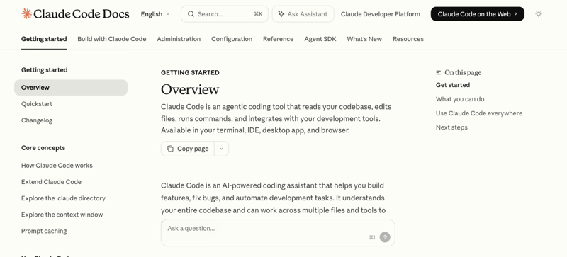 Claude Code documentation