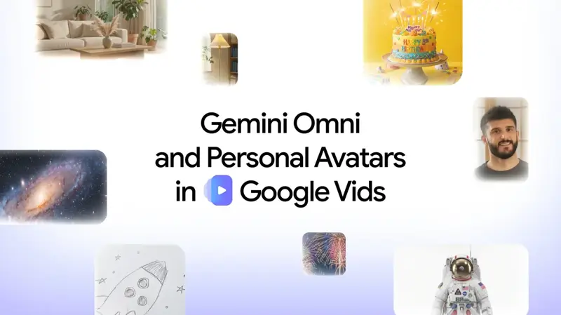 Google’s official announcement of personal avatars in Google Vids