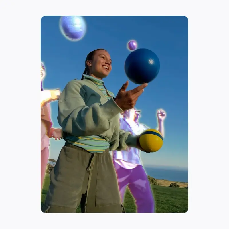Apple’s official image of the upgraded Clean Up tool in iOS 27, showing a distraction being removed from a photo with realistic background fill