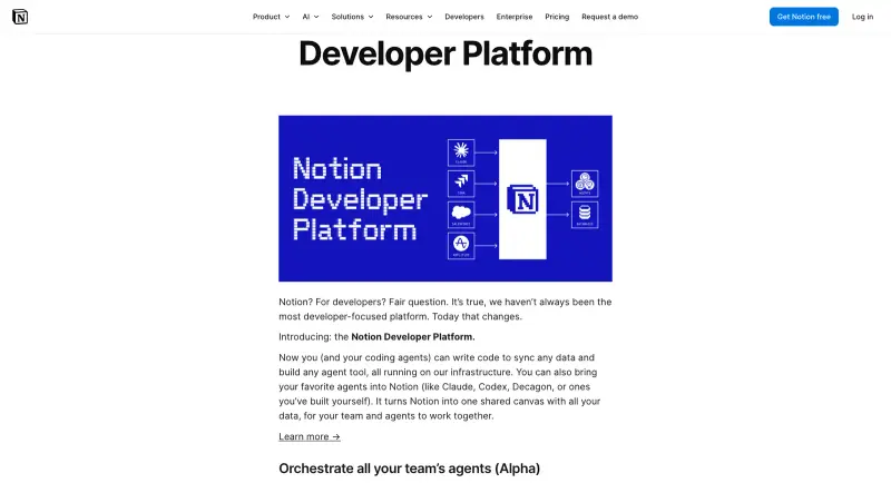 Notion 3.5 Developer Platform release notes — External Agents API, Workers, CLI, External Agents waitlist