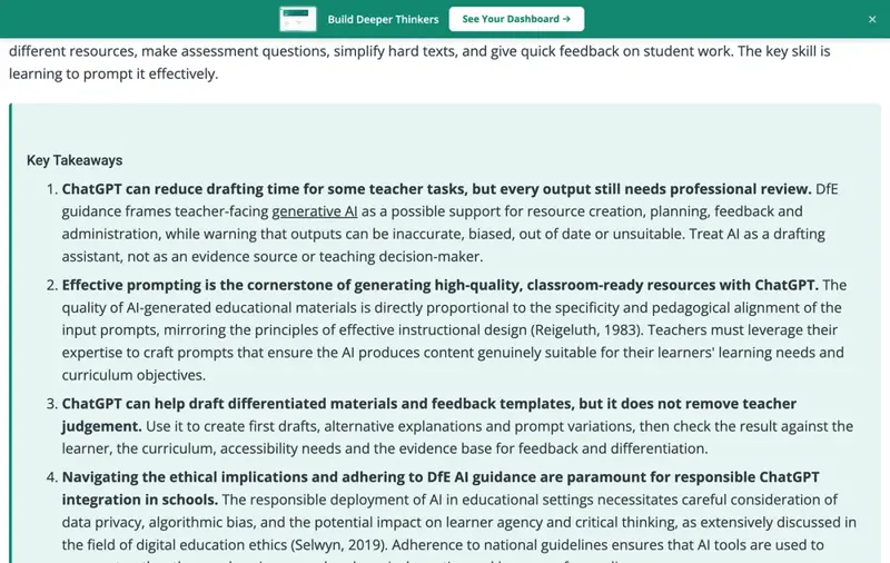 Teachers are building next-year systems with ChatGPT over the summer break