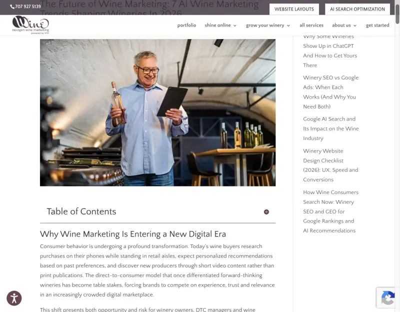 NextGen Wine Marketing’s roundup of AI wine marketing trends shaping wineries in 2026