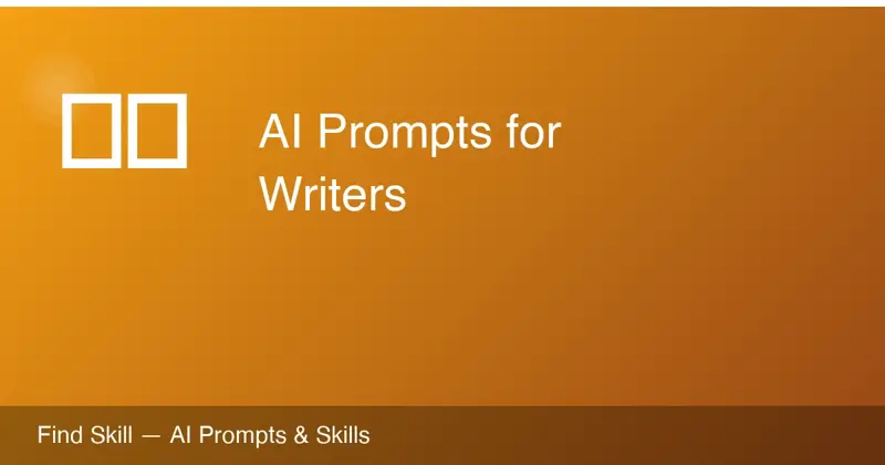 IA para Escritores: 50 Prompts que Realmente Funcionan