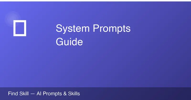 System Prompts: The One Thing That Actually Makes AI Useful